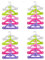 LQIOACU 20 Stück Baby Kleiderbügel, Puppen Zubehör für Baby Born Kleiderschrank, 13cm für Puppenkleidung in 43 cm