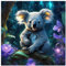 Koala Diamond Painting Erwachsene Koala Diamant Painting Full DIY Diamant Kunst Malerei Stickerei Set Home Wand Dekor 35x35cm
