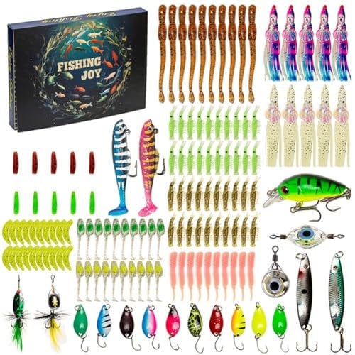 Premium Fishing Gear Set Available, Fishing Lure Hook Set, Holiday Box Set For Fishing Enthusiast, Selected Fishing Lures & Tackle Kit