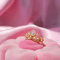 Verstellbare Rapunzel-Kronenringe, vergoldet, für Hochzeiten, Geek-Schmuck für Damen, Gold