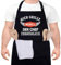 Grillschürze für Männer Kochschürze Herren Schürze lustig, Grill schürze für Männer küchenschürze Herren personalisiert Grill Schürze mit 2 Taschen Grill Schürze (HIER GRILLT DER CHEF PERSÖNLICH)