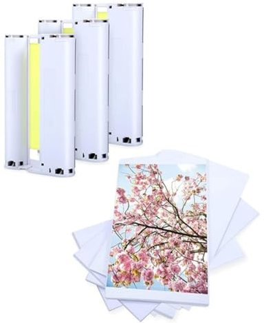 Hattba Fotopapier und Patronenersatz für CP1300 CP1200 CP1000 CP910 CP810 CP800 CP710 Druckerzubehör