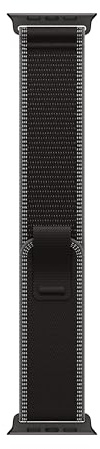 Apple Watch Band - Trail Loop - 49 mm - Nero/Cenere - S/M