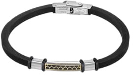 LOTUS STYLE Armband LS2537-2/2 Men in Black Edelstahl 20,00 mm Herren