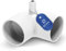 AQUADE Lot de 2 manchons adhésifs coudés en PVC 90 ° 50 mm pour piscines ou horticulture