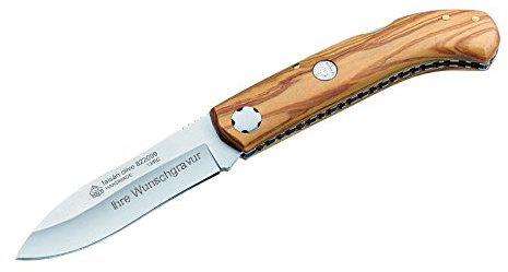 Puma IP Taschenmesser, Faisan Olive mit persönlicher Gravur