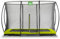 EXIT Toys Silhouette Bodentrampolin - 244x366cm - Rechteckiges Gartentrampolin Outdoor für Kinder - Mit Sicherheitsnetz und Fußschutzsystem - Sicherer Einstieg - Gute Sprungkraft - Grün
