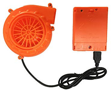 Kooy T-Rex Original Fan Costume/Mini Blower Fan/Inflatable Costume Blasting Costume Fan Battery Pack Replacement-Orange air Pump