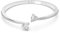 Swarovski Soul Heart Armreif-Armband-Kollektion, Rhodium-Finish, klare Kristalle, Large, Kristall, Zirkonia