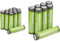 AmazonBasics AAA High-Capacity Rechargeable Batteries 850mAh (12-Pack) Pre-charged & AAA High-Capacity Rechargeable Batteries, (8-Pack) Pre-charged (Appearance may vary)