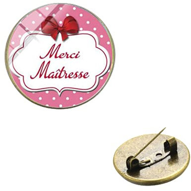 Broche Mode Merci Maitresse Je Suis Une Maitresse Qui Dechire Cristal Broches Merci Professeur Sweet Badge