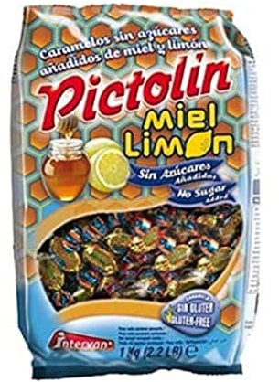 CARAMELOS DE MIEL Y LIMON SIN AZUCARES AÑADIDOS PICTOLIN BOLSA 1 KG