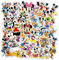 50 Stück Mickey Aufkleber Wasserflaschen Laptop Telefon Gitarre Skateboard Computer Auto Fahrrad Motorrad Mickey Maus Vinyl Stickers Wasserdicht Ästhetisch Aufkleber für Jugendliche Kinder Erwachsene
