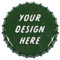 通用 Letreros de Chapa de Metal con Tapas de Botellas Decorativas Personalizadas, Placa de Metal de Arte Personalizada Vintage, para cafetería, Cerveza, Bar, decoración del hogar, Verde