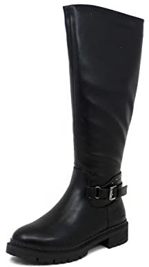 Lumberjack Jacqueline, Stivali ad Altezza Ginocchio Donna, Black, 38 EU