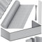 KESSER® PVC Sichtschutzmatte Sichtschutzzaun 160x400cm Balkonverkleidung Windschutz verstärkte Lamellen für Garten Balkon & Terrasse Balkonumrandung inkl Kabelbindern, Abdeckung & Handschuhe Hellgrau