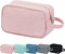 Narwey Schminktasche Kosmetiktasche Damen Wasserdicht Kulturbeutel Reise Kosmetik Organizer Stylisches Design Reise Essentials (Rosa)