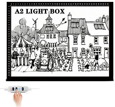 Lqiflvc LED Tracing Light Pad Künstler Diamantmalerei Zeichnung Skizzieren Tattoo Animation Tracer Dünne Artcraft Pad Light Box Diamantmalerei Künstler Zeichnen Stencilling,Light pad a2
