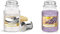 Yankee Candle Candela profumata in giara grande | Baby Powder | Durata Fino a 150 Ore & Candela profumata in giara grande | Lavanda al limone | Durata Fino a 150 Ore