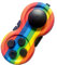 Fidget Pad - Controlador portátil para la ansiedad, clásico, Retro, Juguete de Mano, con 8 Funciones de ansiedad, Controlador de Juego para Adolescentes, Alivia el estrés y la ansiedad (arcoíris)