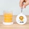 Wanapix | Bicchiere Pieghevole Personalizzato con Nome |Con Moschettone per Zaino | Ritorno a Acuola/Asilo| Senza BPA | Bicchieri per Bambini | 220ml | Leone