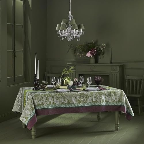 Garnier Thiebaut, Tischdecke Mille Botanique Mousse, Gr.155x225 cm, 46370