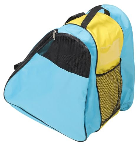Sosoport Aufbewahrungstasche Für Eislaufschuhe Tasche Für Rollschuhe Mit Reißverschluss Zubehör Für Rollschuhe Rollenzubehör Inline-Rucksack Rollenträger Nylon Kind Schlittschuhe Container