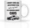 Funny Classic Christmas Secret Santa Coffee Xmas Gifts I'm Thinking About Cars - 11oz Ceramic Dishwasher Safe Mugs Cup (Car Classic)