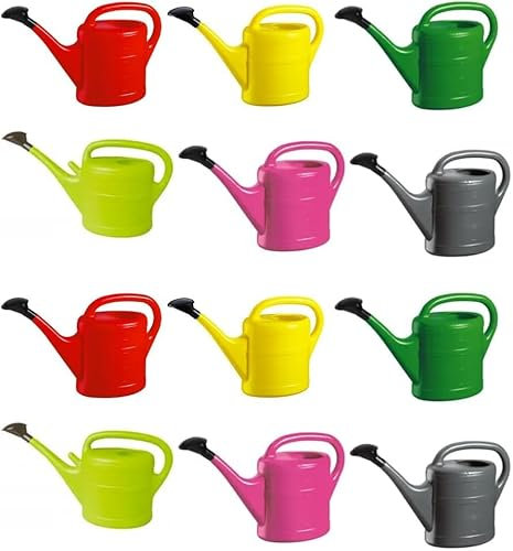 CityBazaars Arrosoir de 5 L avec bec de douche Couleur aléatoire Jardinage Arrosage Plantes Maison