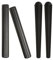 YiTenn 4 stück Zigarettenetuis (2x CNC Aluminium 110mm Tube+2x Kunststoffe 120mm Tube) Zigarettenbox für Regelmäßig und Kingsize Cones Verjüngte Zigaretten (2Schwarz+2Schwarz)