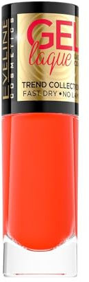 Eveline Cosmetics Gel Laque Gel-Nagellack - Nr. 219 | Schnell trocknend, langanhaltender Gel-Effekt ohne UV/LED Lampe | Vegan, einfache Anwendung, 8 ml