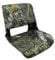SAWESTO® Bootssitz Fischermann Comfort Mossy Oak Break Up | | klappbarer Bootsstuhl/Steuerstuhl mit niedrigem Sitz- und Rückenpolster | 51cm x 36cm x 46cm