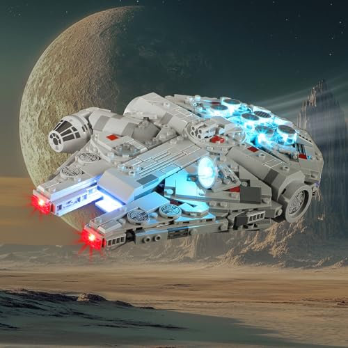 BRIKSMAX Led Licht für Lego Millennium Falcon 75375 - Compatible with Lego Star Wars Bausteinen Modell - Ohne Lego Set
