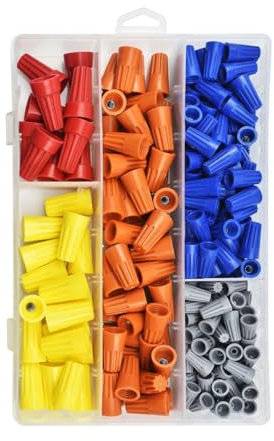 Connettori elettrici a vite, morsetti isolanti, per collegamento rapido