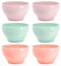 Acan Tradineur - Pack de 6 Cuencos Modelo Stilo - Capacidad 820 ML - Fabricado en Plástico -Ideal Tanto para la hostelería como el hogar - Ø 14 x 8 cm - Color Aleatorio