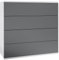 Vladon Kommode hängend Pavos V3, Sideboard mit 4 Schubladen Weiß matt/Anthrazit matt (76 x 94 x 35 cm)