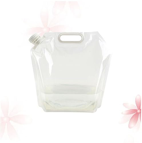 TOYANDONA 4piezas Bolsa De Agua para Exteriores De Contenedor Plegable De Almacenamiento para Senderismo Caza y Viajes Agua