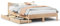 Iiaky Massivholzbett mit Schubladen Bett Mit Stauraum Betten Bett Mit Schubladen Massivholzbett 120x190 cm Kiefer // 3301923