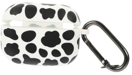 Shockproof Earphone Box mit Cow Pattern Schutzhülle für Stoßfest Präzise Ausschnitte Langlebig Bequem