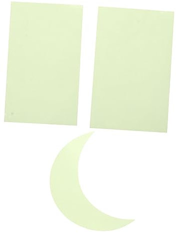 Gogogmee 3Blätter Nachtleuchtende Wandaufkleber Sternen Mond Design Selbstklebende Dekoration für Kinderzimmer Abnehmbar und für Wände und Decken Teilig Sterne