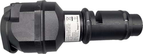 Berger & Schröter | Spannungswandler Adapter für Anhänger 7 polig 24V auf 7 polig 12V, ISO 1724, ISO 1724, Spannungsreduzierer