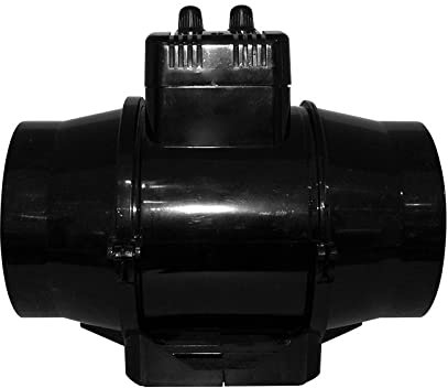 Extracteur air TT 125 U 280 m3/h avec thermostat et variateur intégré, aérateur, ventilation