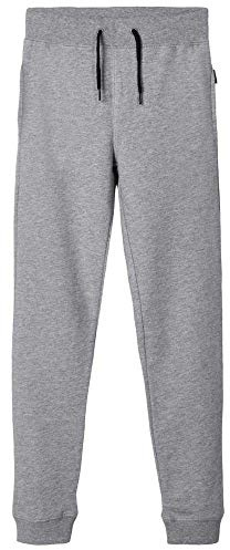 NAME IT Jungen NKMSWEAT Pant UNB NOOS Hose, Grau (Grey Melange), 140