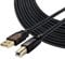 Bolongking Câble pour imprimante, USB 2.0 mâle A/mâle B compatible avec imprimantes HP, Canon, Lexmark, Epson, Dell, Xerox, Samsung et plus encore, (3m)