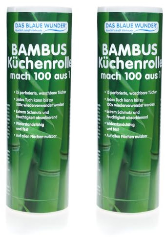 Das blaue Wunder - Bambus Küchenrolle aus 1 mach 100 (2)