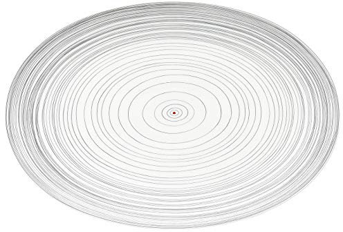 Rosenthal TAC Gropius Stripes 2.0 Platte 38 cm