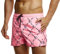 Leif Nelson Pantaloncini da Bagno Uomo LN-92535 Rosa Small
