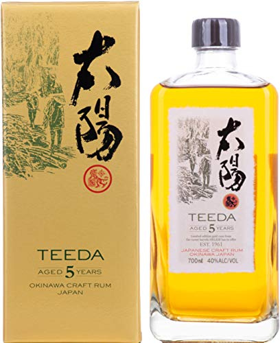 Teeda 5 Years Old Japanese Craft Rum 40% Vol. 0,7l in Giftbox