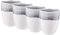 BUTLERS Tasse ohne Henkel 300ml 4er Set Kaffeebecher ATLANTIS Steinzeug Geschirr Kaffeetasse Teetasse | Becher Cappuccino Latte Macchiato | Farbverlauf Boho-Stil | Mikrowellen- spülmaschinenfest