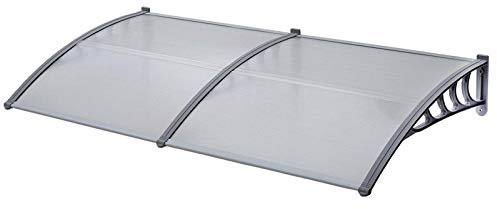 Bc-elec - M100300 Türvordach 100x300cm, Schutz vor der Haustür, transparente Dachrinne, Veranda